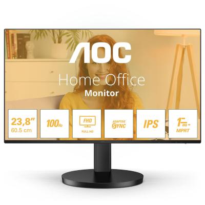 Moniteur AOC 23.8" 24B3HA2 FullHD IPS 100 Hz HParleurs 1ms VGA/HDMI