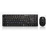 CLAVIER SOURIS Advance sans fil Ultra plat CLS-SLIM-BK