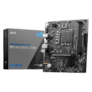 Carte Mère Msi H610M-E M.2/2x DDR4/HDMI/VGA 1700