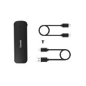 Boitier externe TOOQ  NVME M.2 2280 - USB A et C Noir TQE-2201B