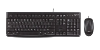 CLAVIER SOURIS Logitech MK120 USB Filaire Noir